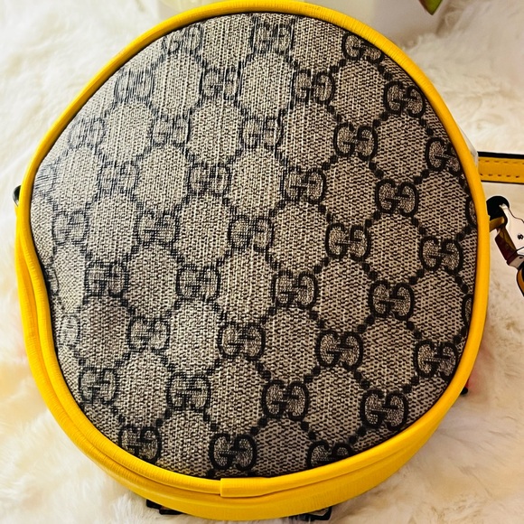 Gucci‎ Kids GG|Supreme Mini Crossbody Bag Beige Canvas Leather|Authentic - Picture 9 of 13